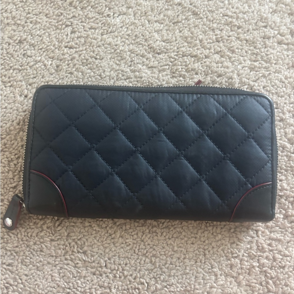 MZ Wallace Red Zip-Around Wallet